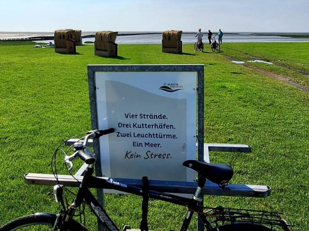 Ferienwohnung de Twargbutt Nordseeluft vom Balkon aus schnuppern