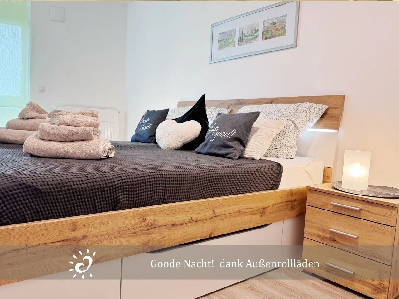 Ferienwohnung de Twargbutt Nordseeluft vom Balkon aus schnuppern
