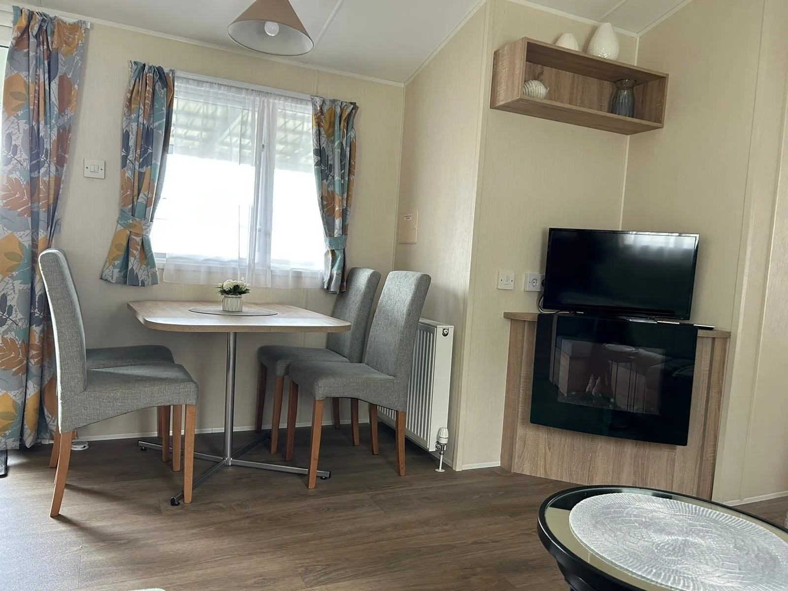 Chalet Kegelrobbe mir riesiger überdachter Terrasse am Kransburger See (544)