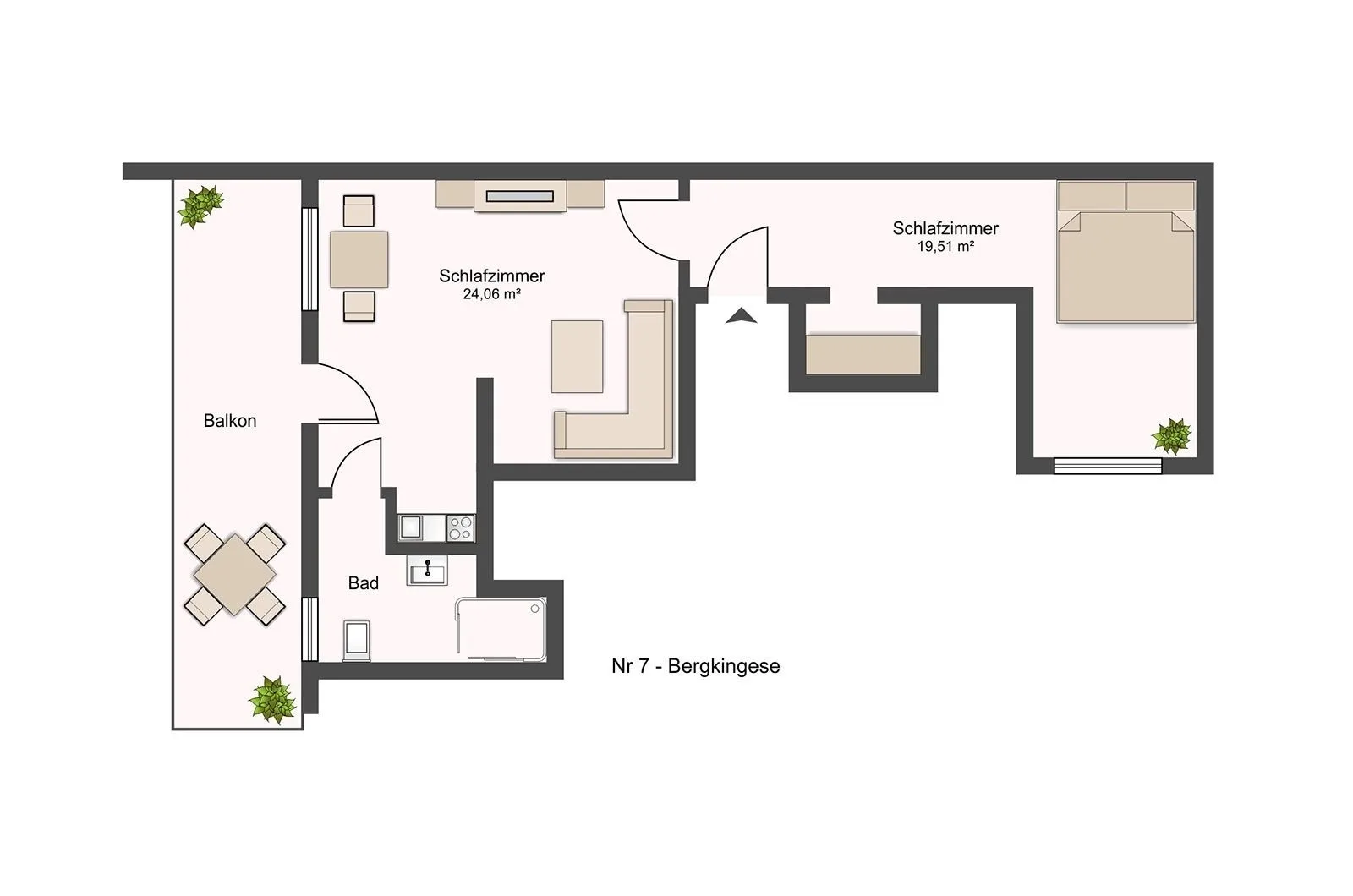 Ferienwohnung Bergkingese