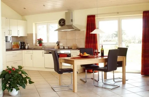 Haus an der Pferdekoppel C eingezäunt 1.30m