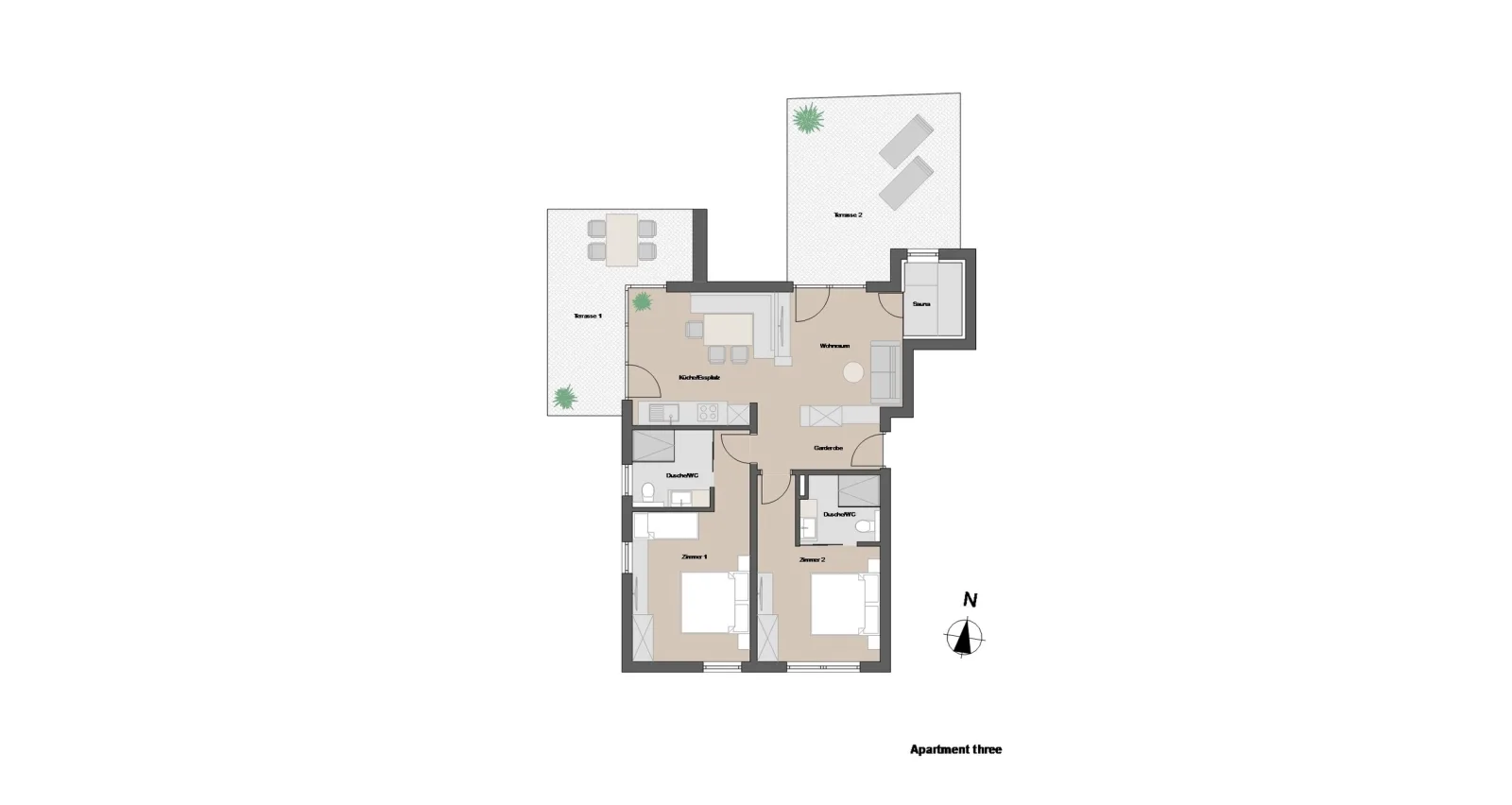 Falkners Five - Apartment three