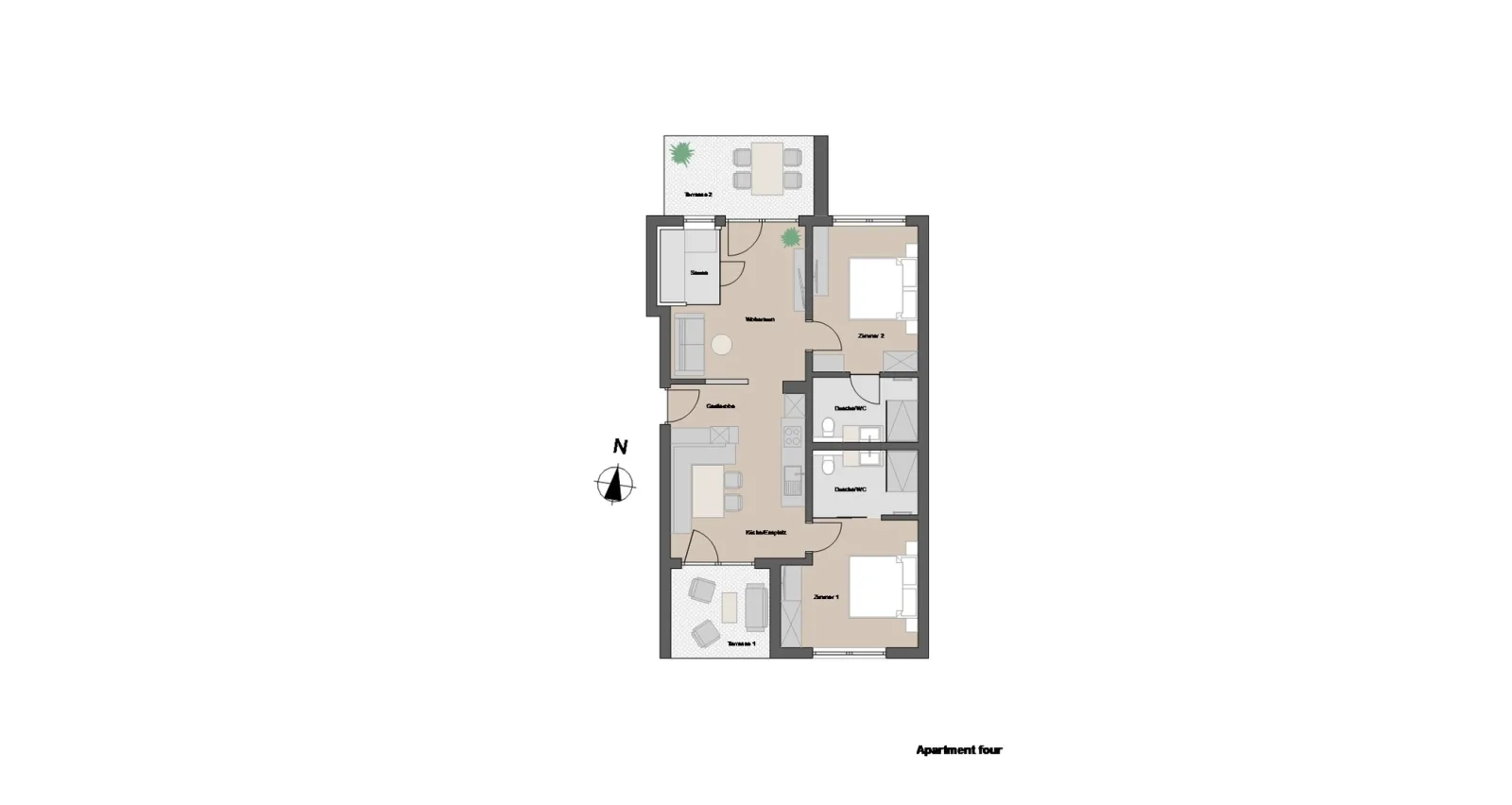Falkners Five - Apartment four