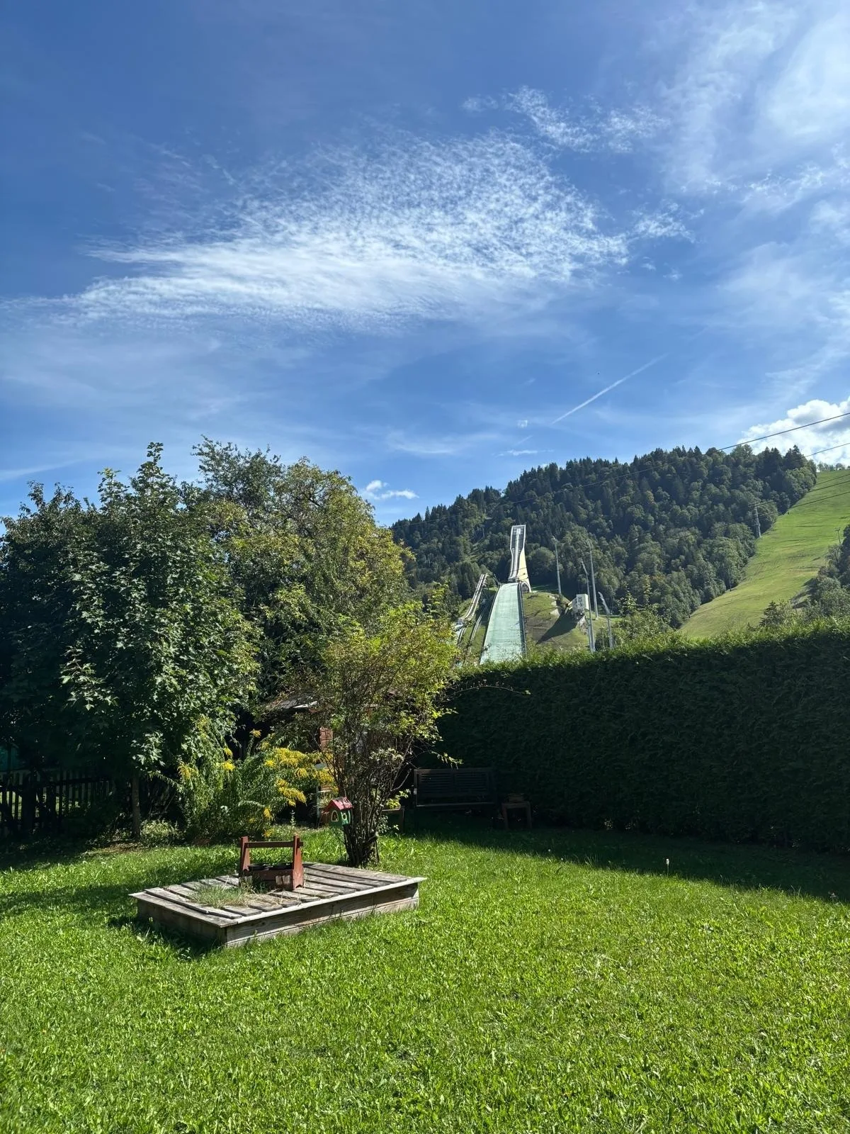 Ferienwohnung Partnacheck mit Terrasse und Garten