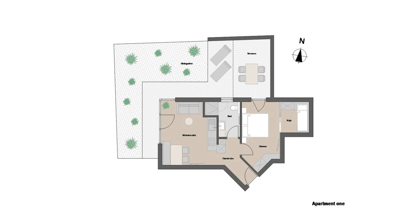 Falkners Five - Apartment one