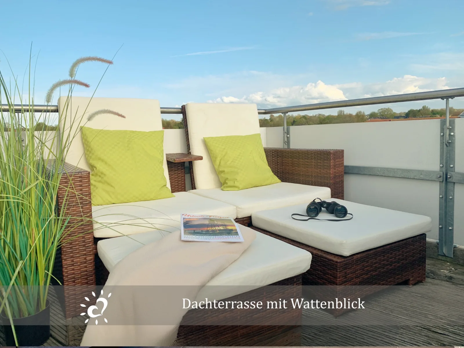 Ferienwohnung de Lark Penthouse mit Nordseeblick