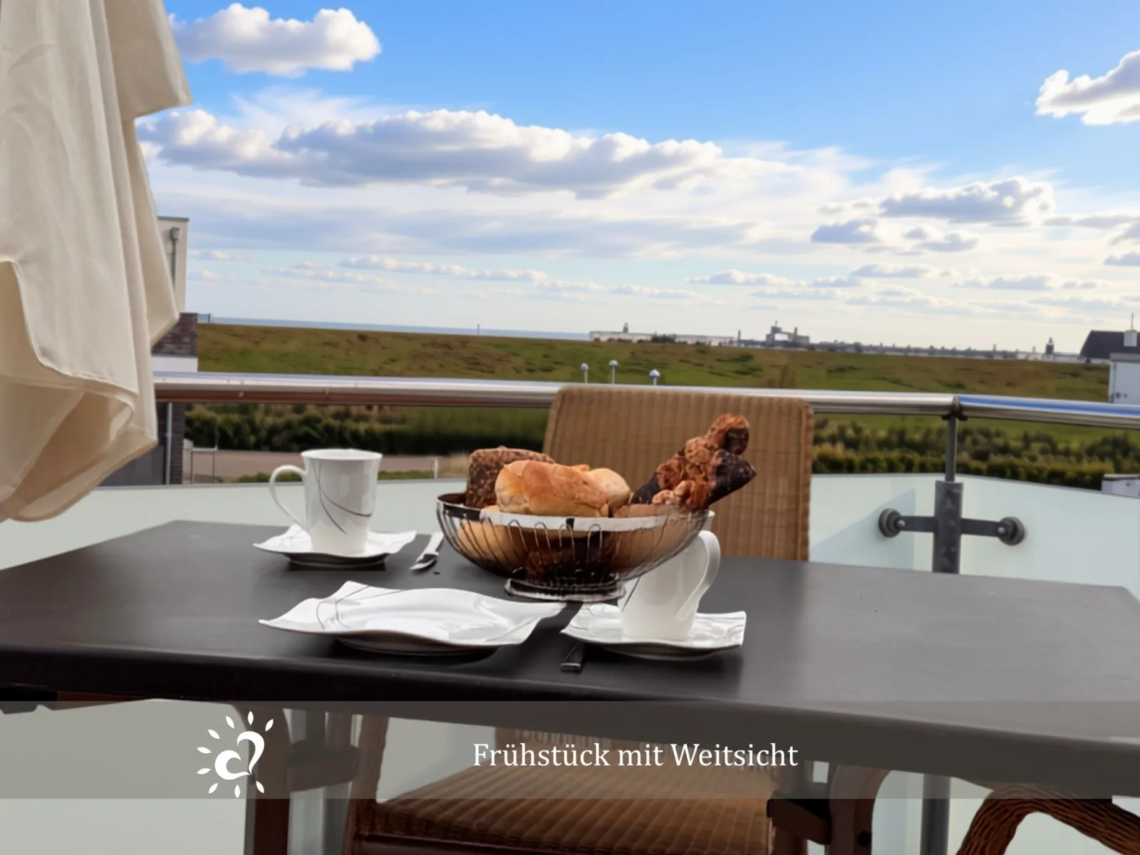 Ferienwohnung de Lark Penthouse mit Nordseeblick
