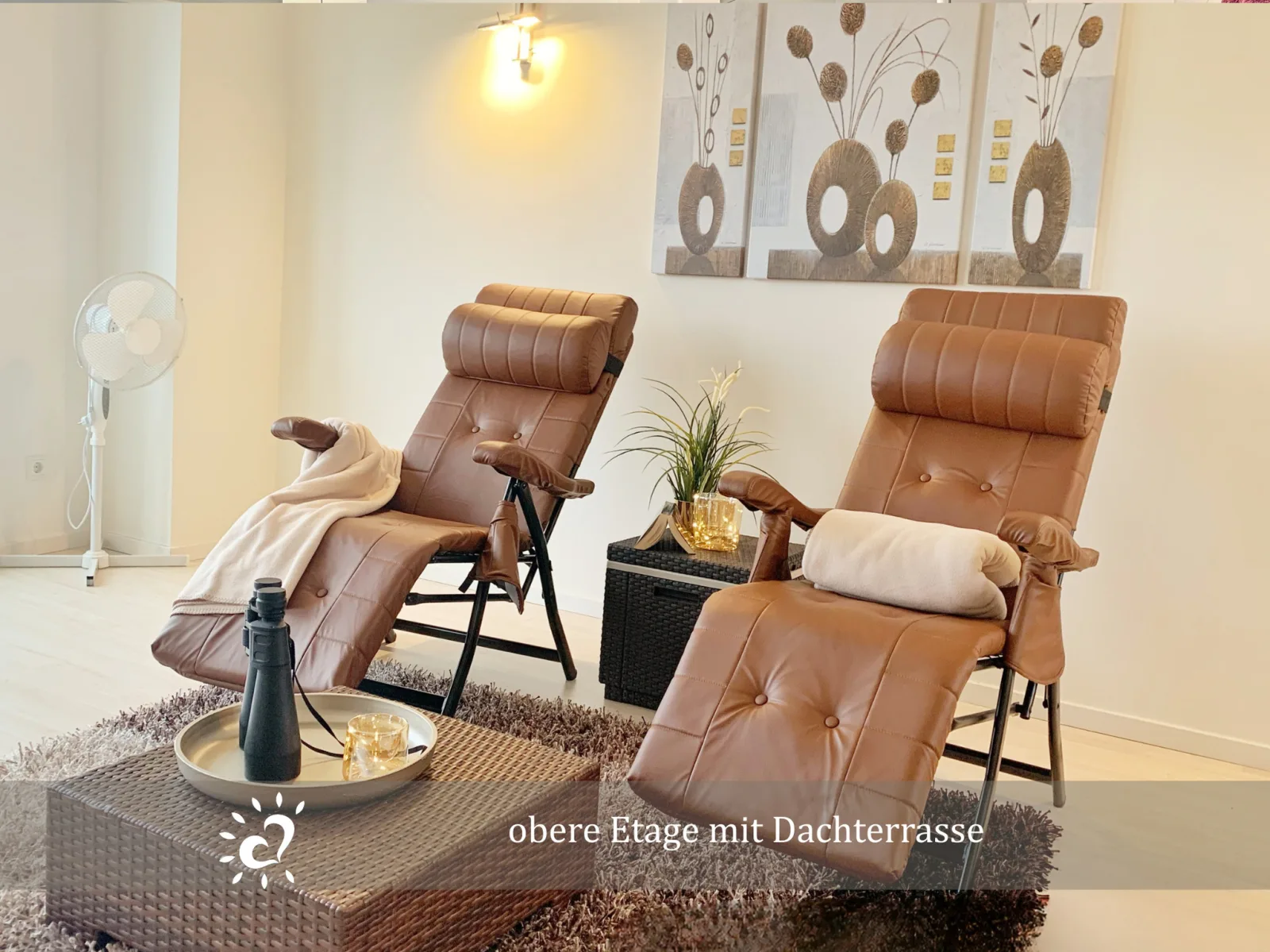 Ferienwohnung de Lark Penthouse mit Nordseeblick