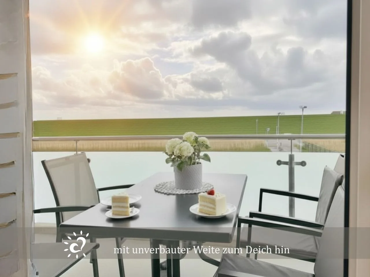 Ferienwohnung de Kattuul direkt am Nordseedeich