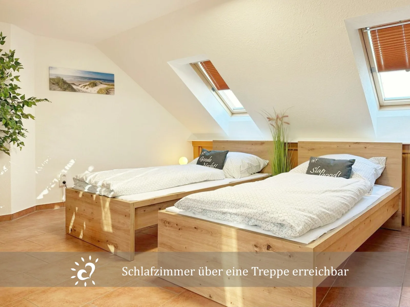 Ferienwohnung  De Spant mit Blick auf das Wattenmeer