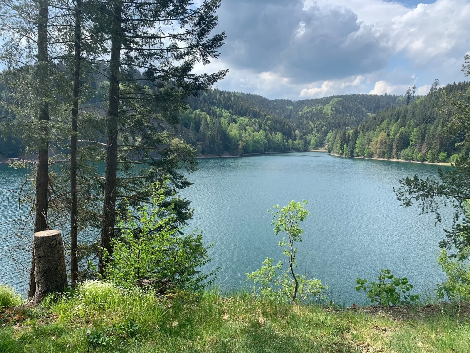 Komfortables Ferienhaus in Lichtenberg bei Hof  im Frankenwald 400m vom See nahe Bad Steben