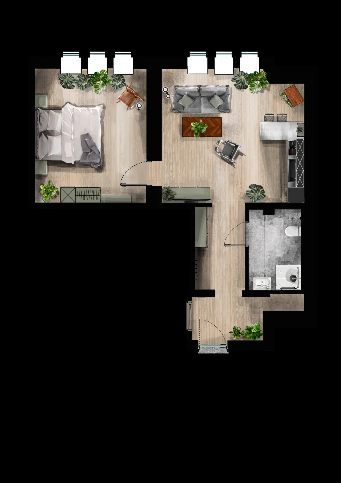 Fancy Apartment 01 - Urban Jungle Apartment