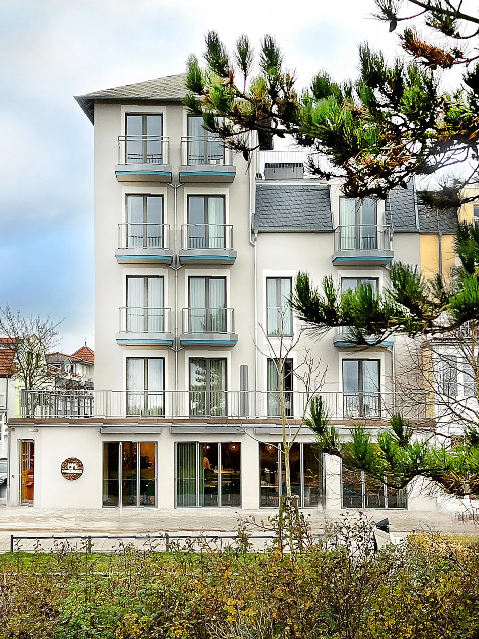 Baltic Hideaway Beach Hotel Warnemünde - Terrace Double Room mit Panorama Meerblick