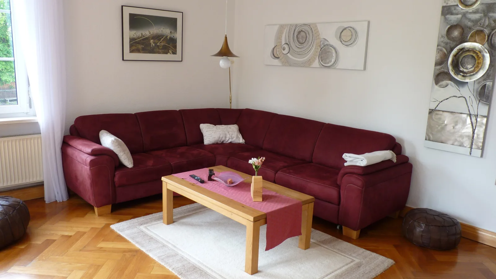 Ferienwohnung & Apartment Kunsthaus Panorama mit Balkon