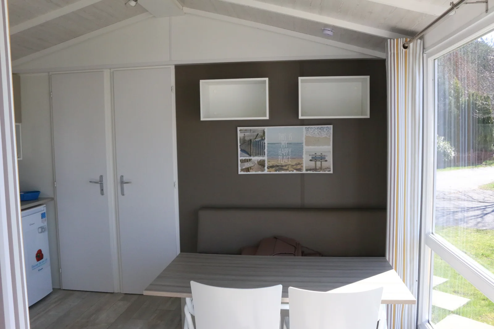 Mobilheim Herzmuschel mit Veranda am Kransburger See  (554)