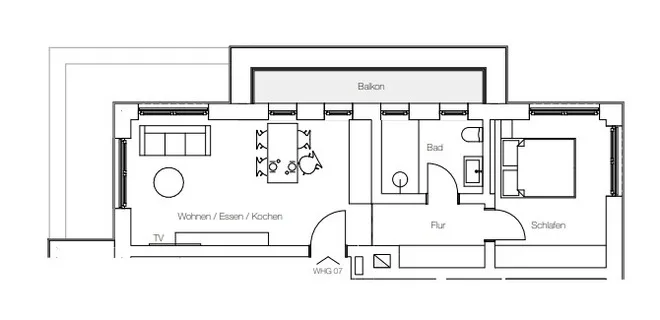 Villa Baltique - Mayflower Suite mit Balkon