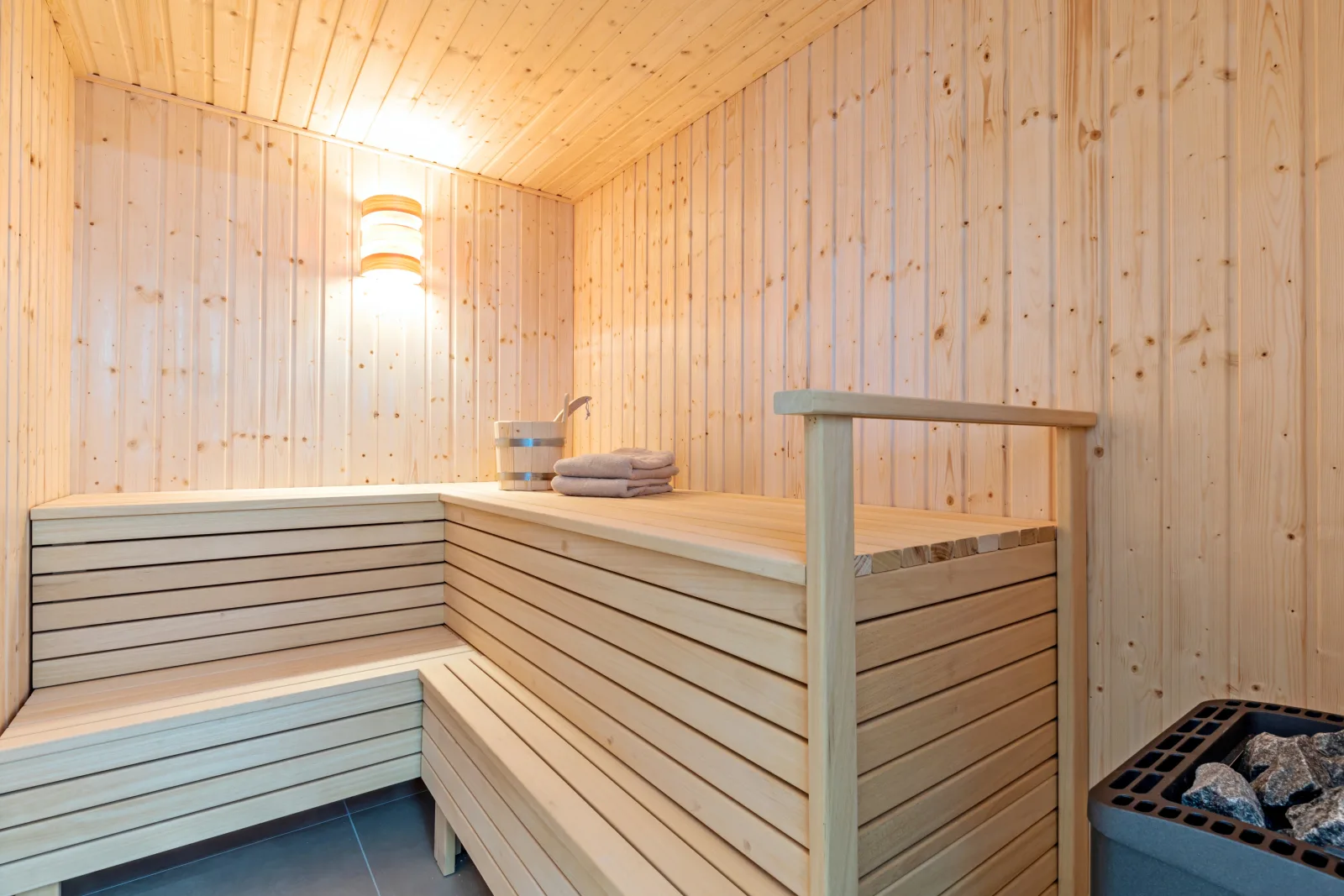 Wellness- Doppelhaushälfte "Meer" eingezäunt 1.30m