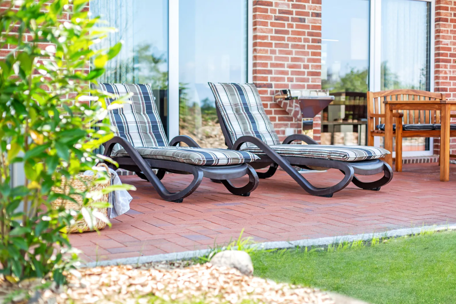 Wellness- Doppelhaushälfte "Meer" eingezäunt 1.30m