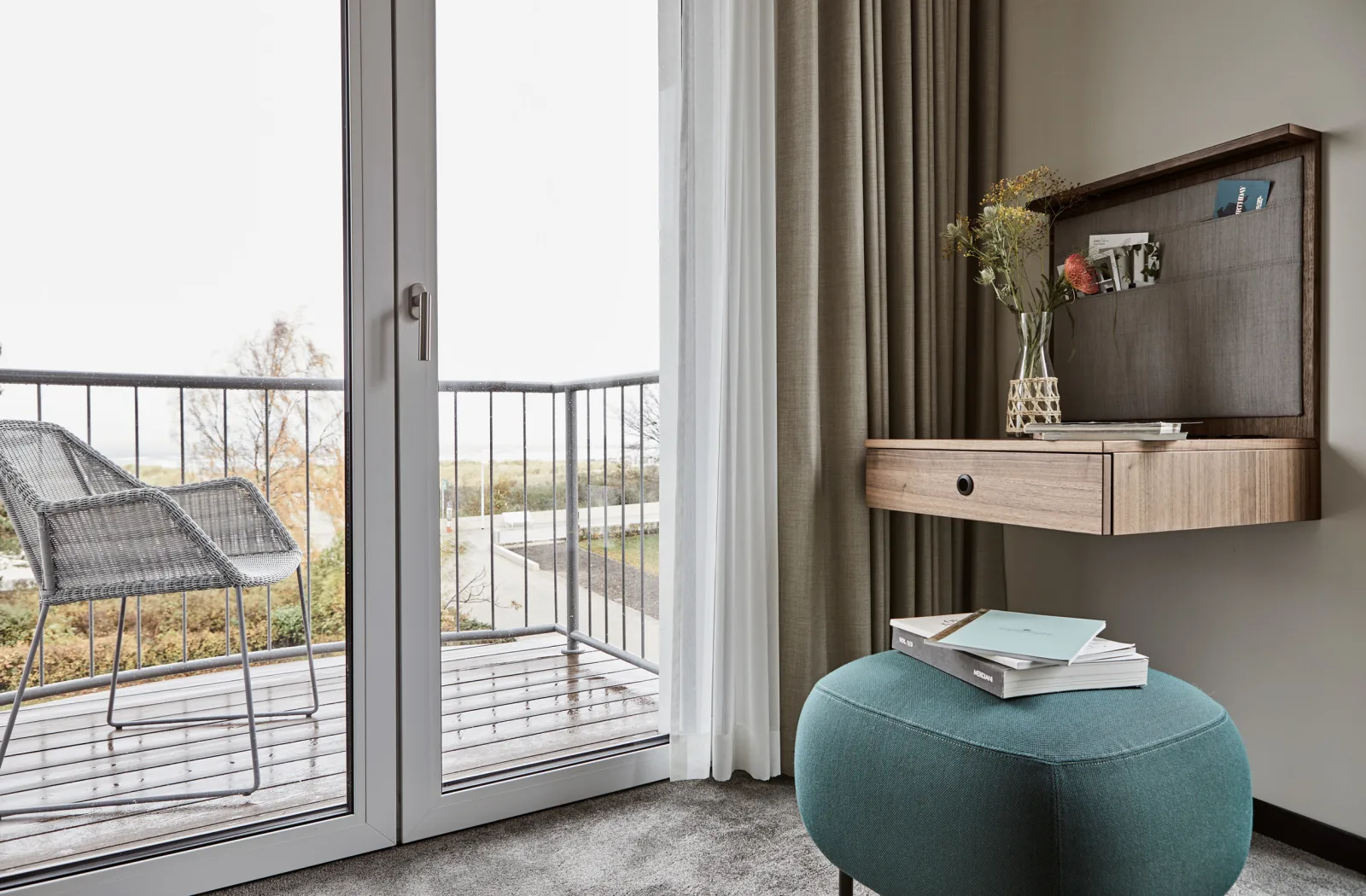 Baltic Hideaway Beach Hotel Warnemünde - Terrace SUITE mit Panorama Meerblick