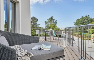 Baltic Hideaway Beach Hotel Warnemünde - Terrace SUITE mit Panorama Meerblick