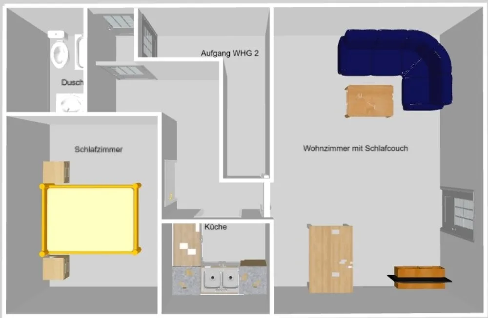 Ferienhaus Strandnah - Wohnung 1