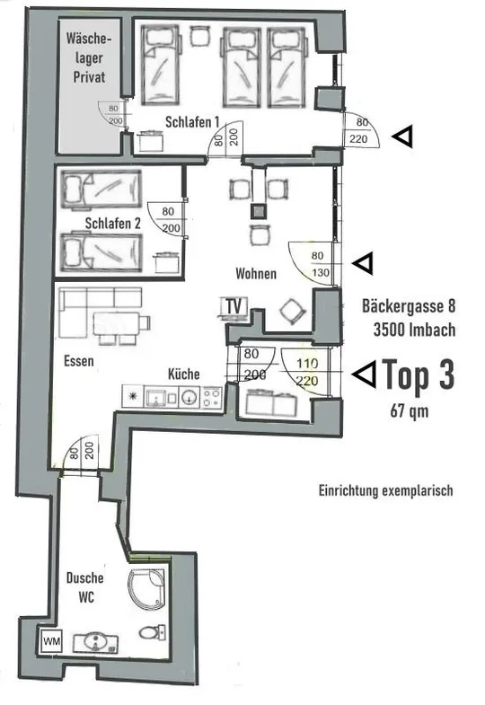 3500: Apartment KREMSTAL / Top 3