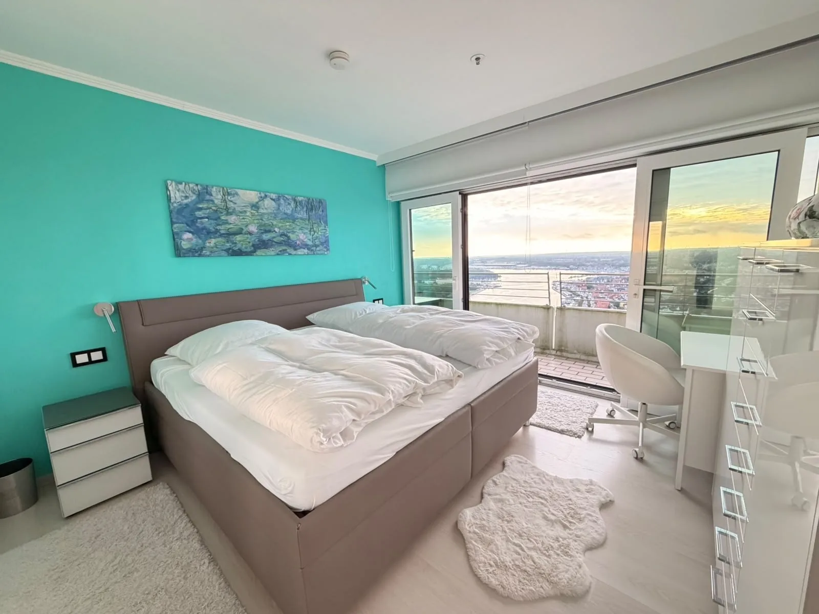 Panoramablick und Meer: 2-Zimmer-Ecksuite