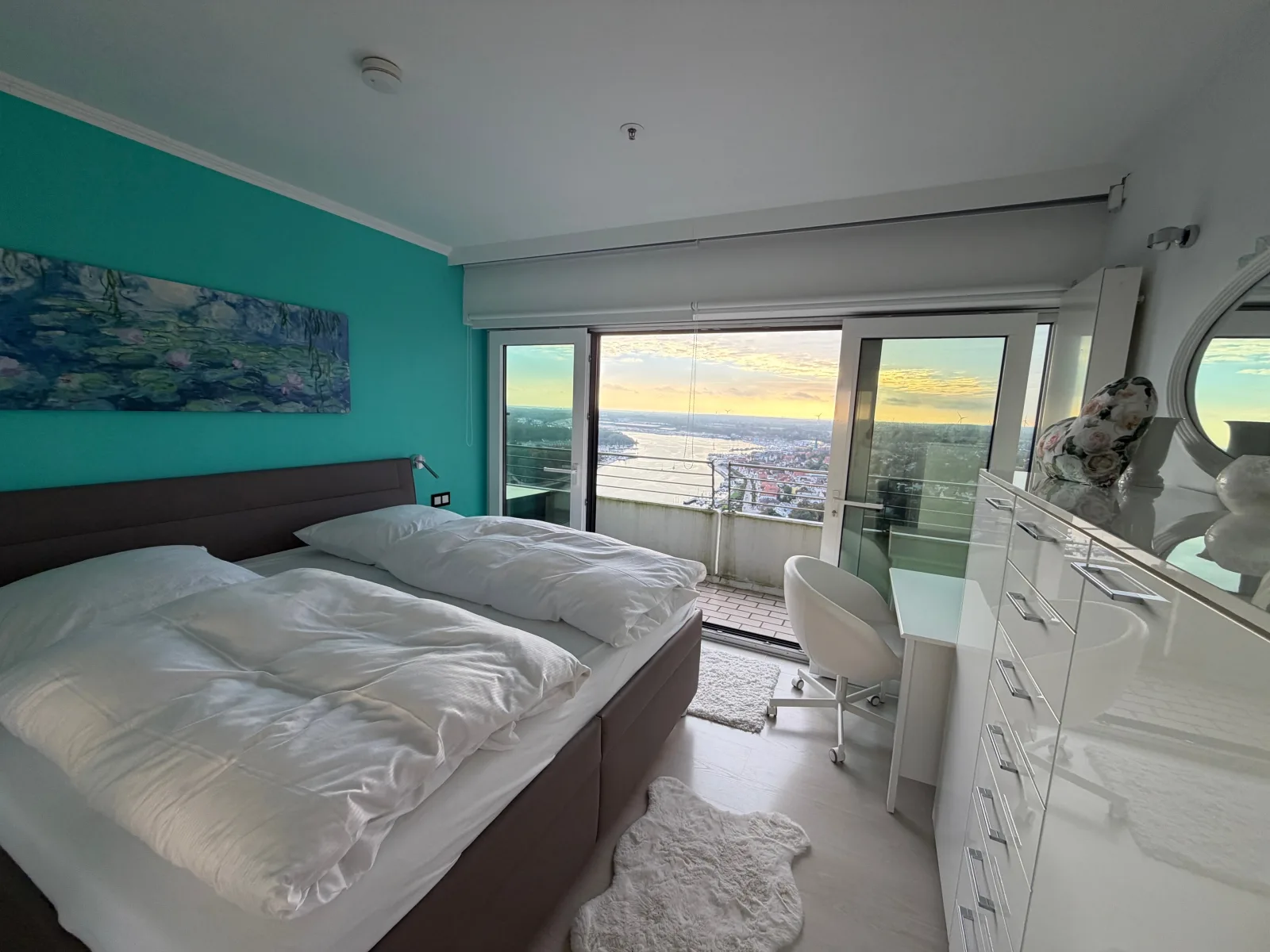 Panoramablick und Meer: 2-Zimmer-Ecksuite