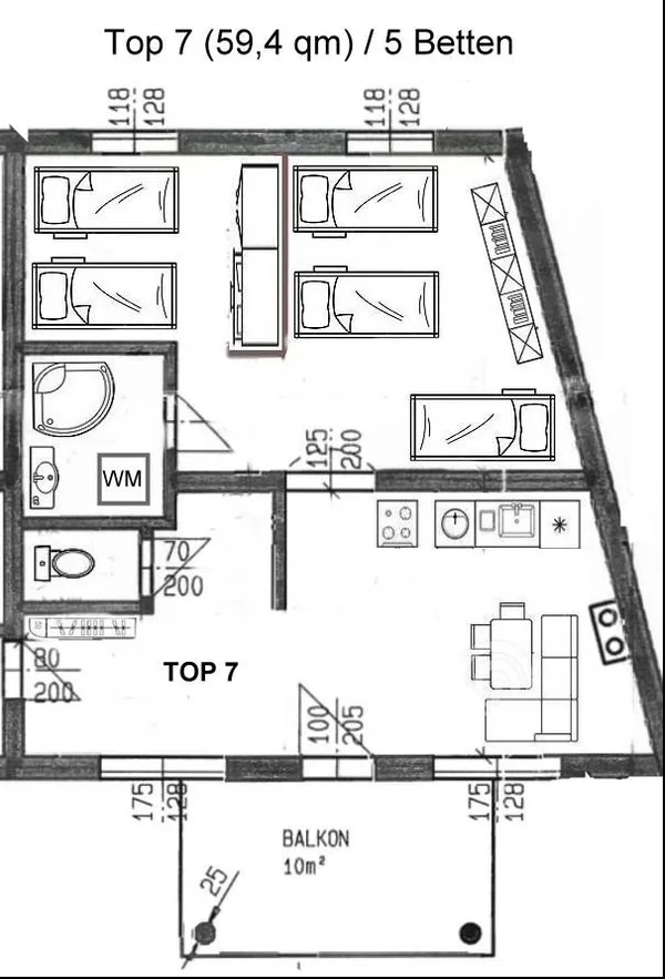 3100: Apartment RATZERSDORFER SEEN / Top 7