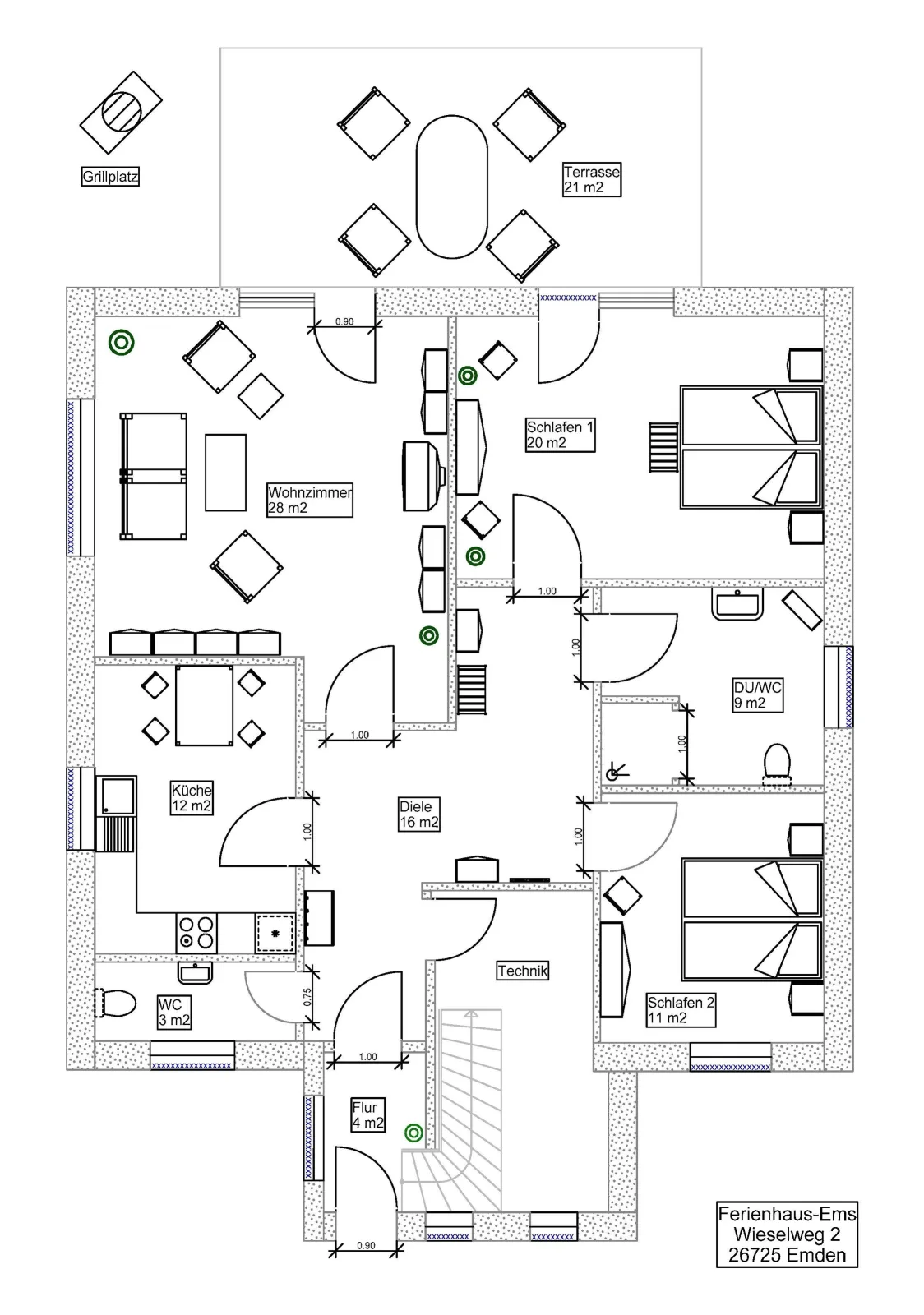 Ferienhaus-Ems