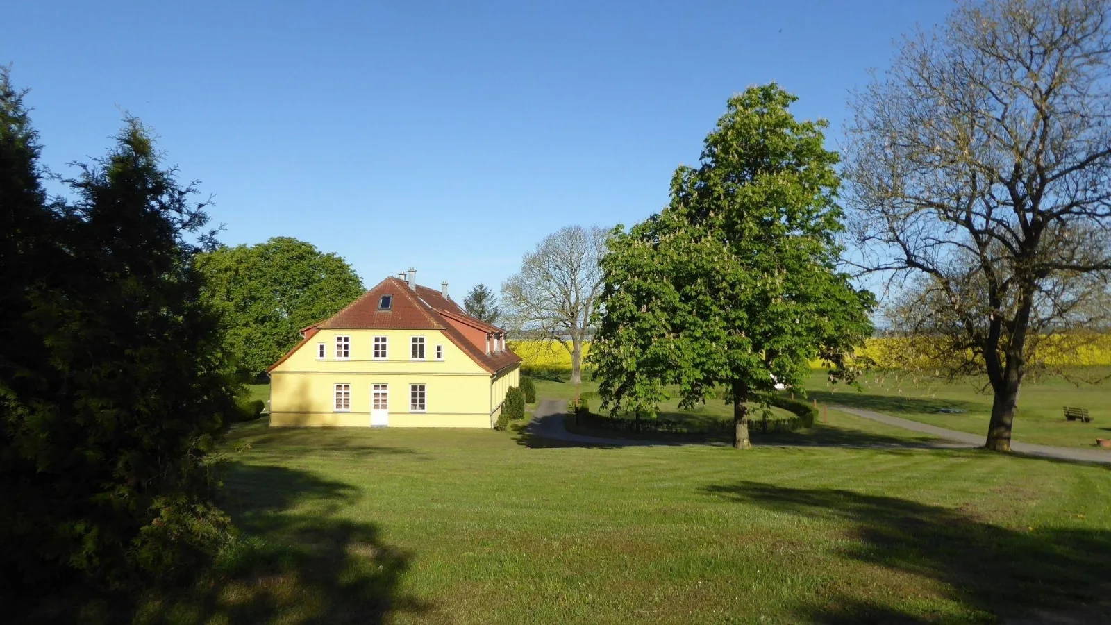  Gut Rattelvitz Galerie D, hochwertig, Sauna, Kamin, eTankstelle, Spielscheune, 15.000qm Parkland