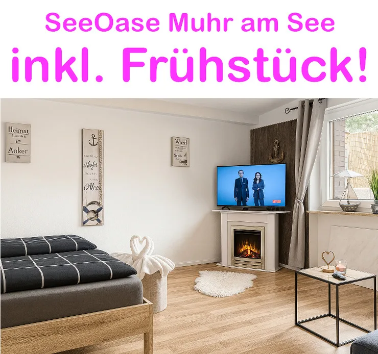 SeeOase Muhr am Altmühlsee inkl. Frühstück.