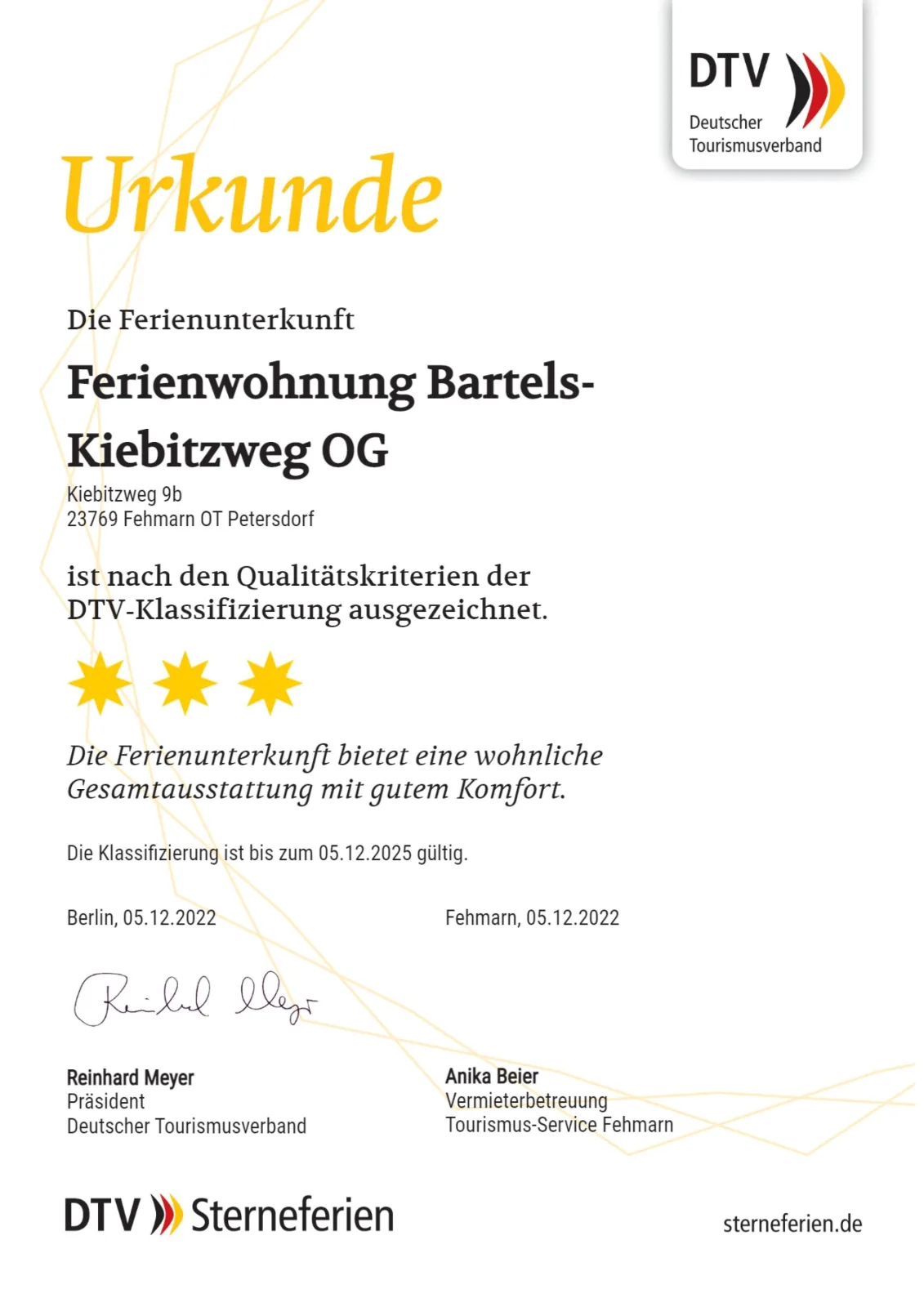 Ferienwohnung Bartels in Petersdorf mit Balkon