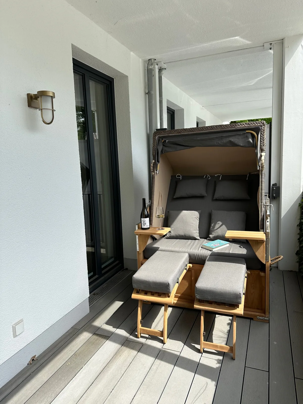 Villa Baltique - Premium Wellness Suite mit eigener Loggia, Terrasse, Sauna und Kamin