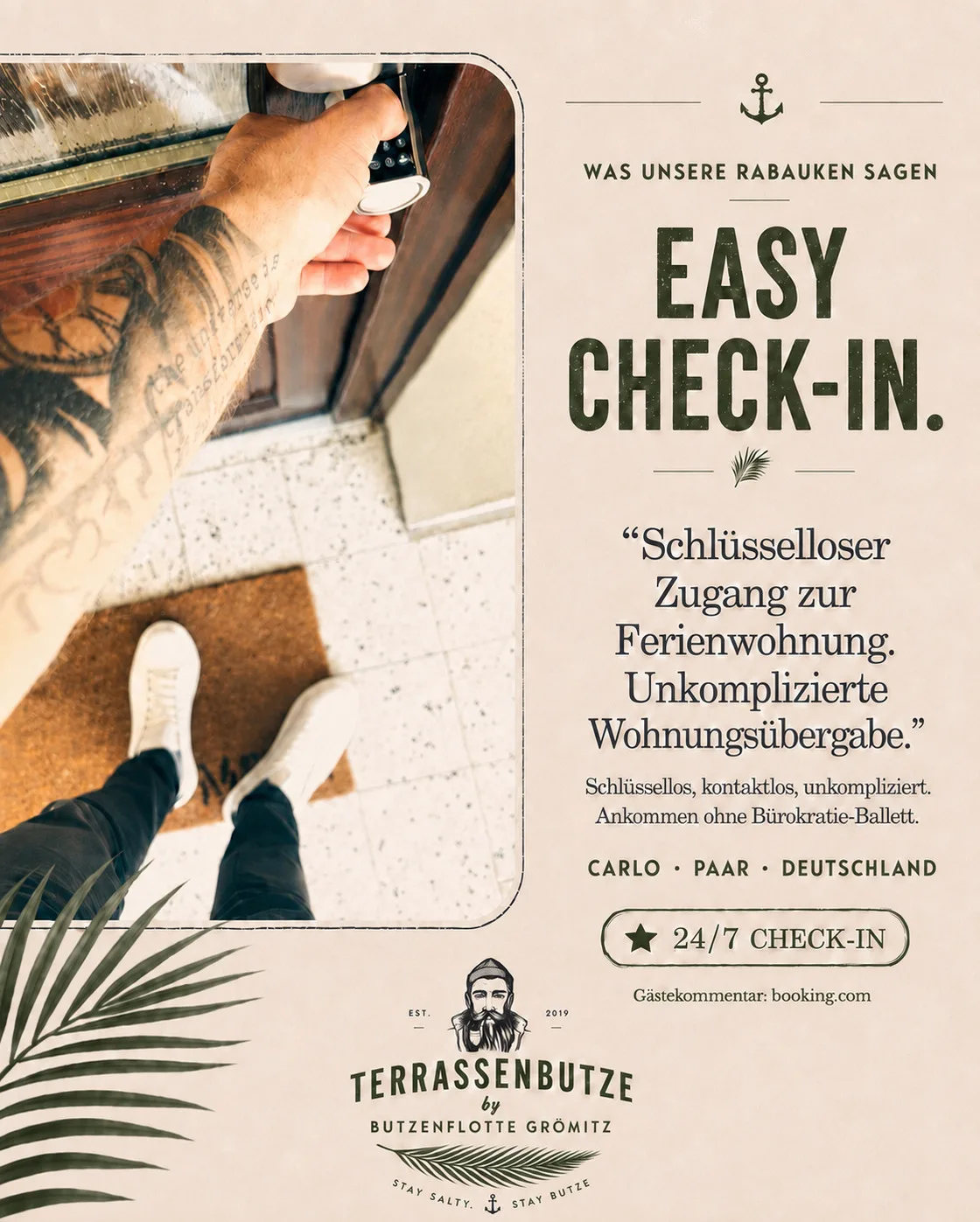 TERRASSENBUTZE by BUTZENFLOTTE Grömitz - XXL Sonnenterrasse