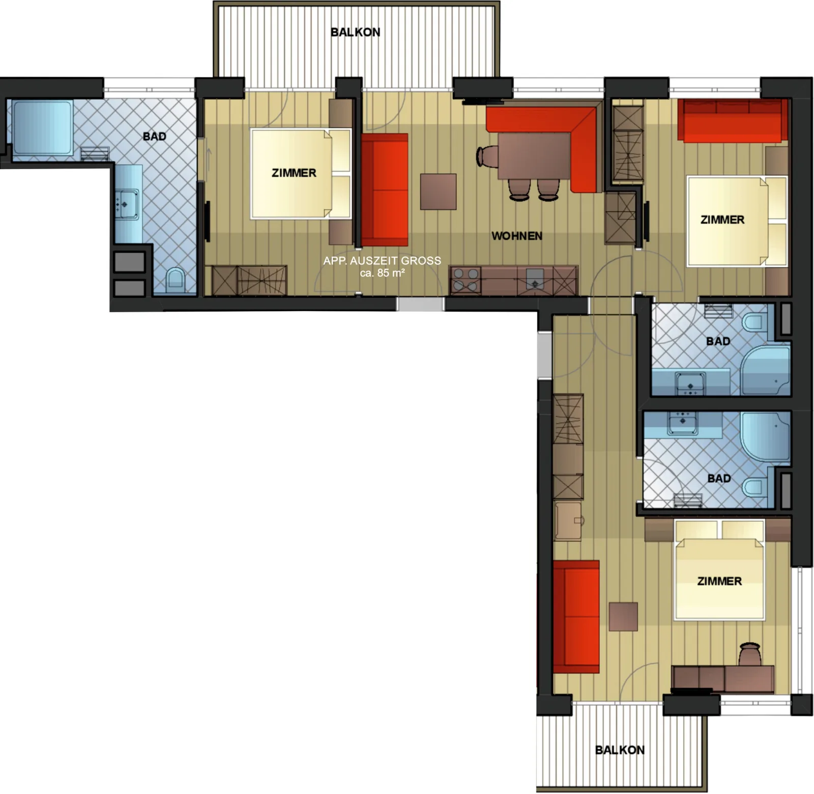 Appartement Auszeit Gross