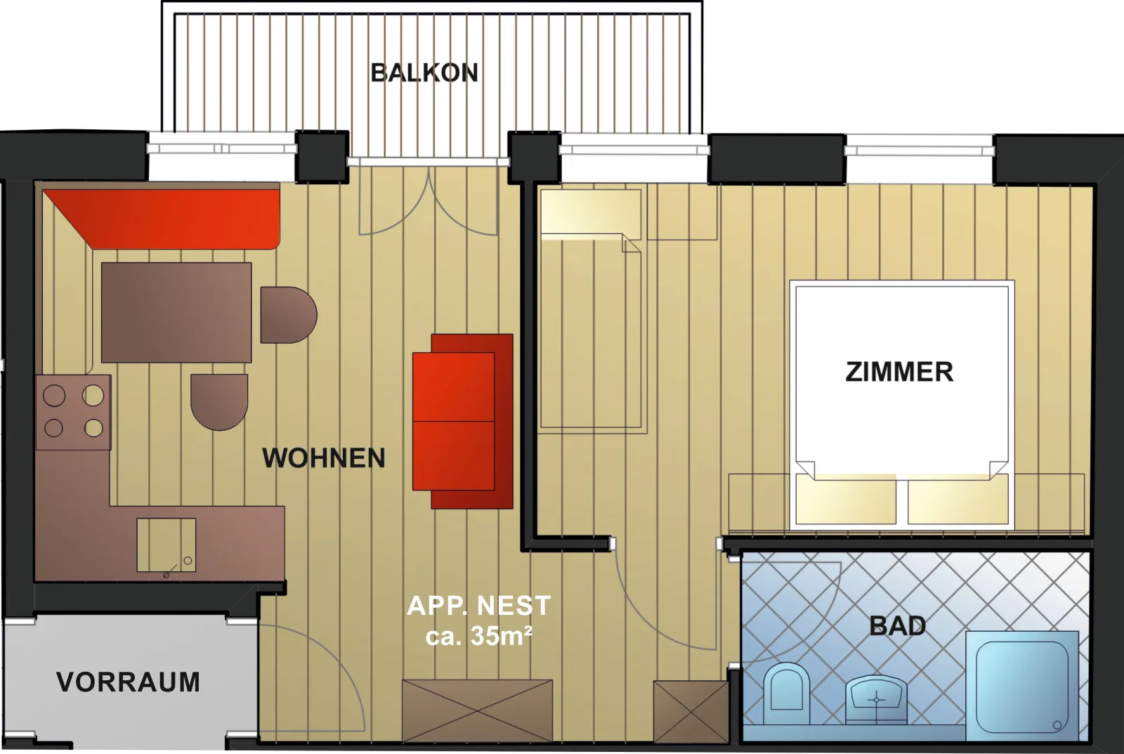 Appartement Nest