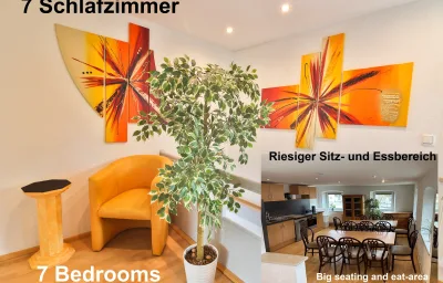 7 Zimmer für 20 Personen+  / Gruppen-Basecamp am See / Neuschwanstein/ München/Oktoberfest