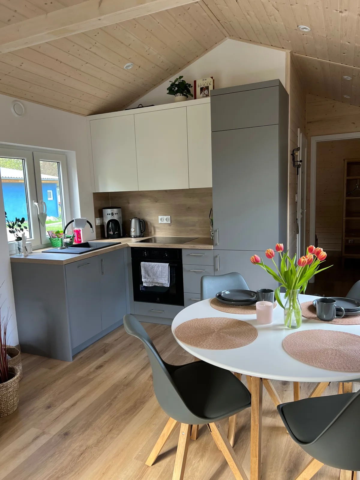Tinyhouse Frida moderne & stilvolle Auszeit am See | Natur & Ruhe in Stuer (Mecklenburgische Seenplatte) Klima, Grill