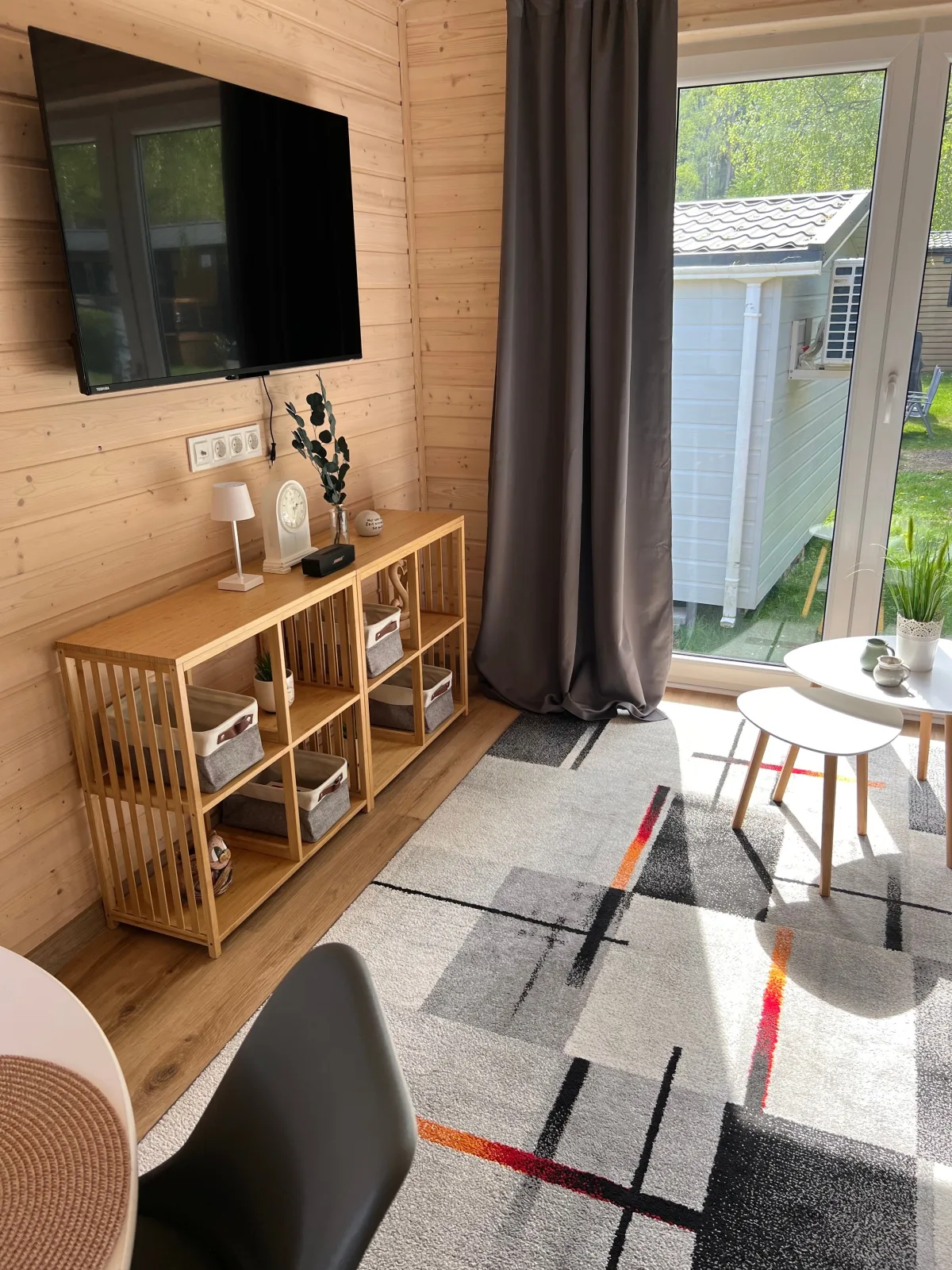 Tinyhouse Frida moderne & stilvolle Auszeit am See | Natur & Ruhe in Stuer (Mecklenburgische Seenplatte) Klima, Grill