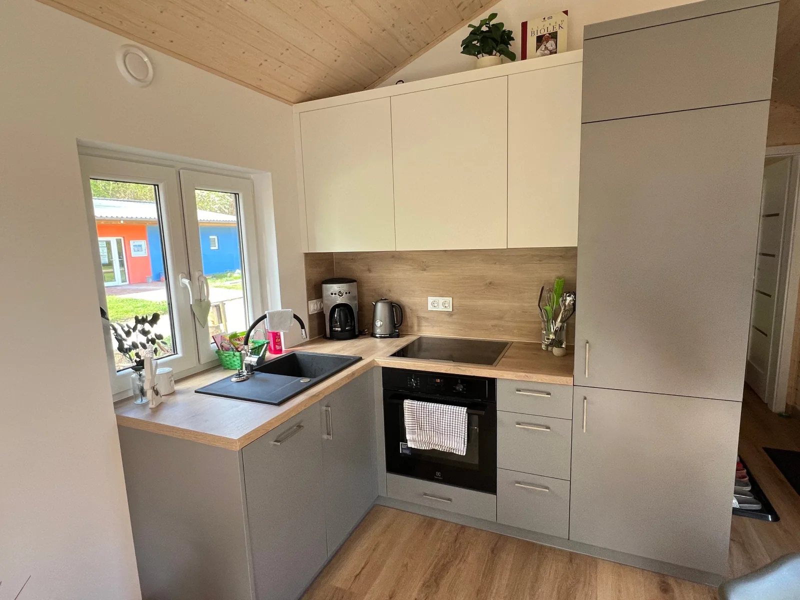 Tinyhouse Frida moderne & stilvolle Auszeit am See | Natur & Ruhe in Stuer (Mecklenburgische Seenplatte) Klima, Grill