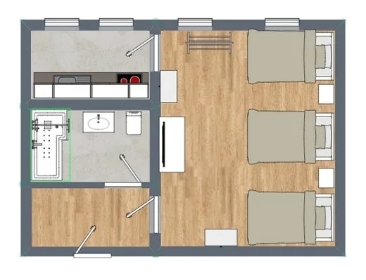 zentrales & modernes Apartement (Wifi&Netflix)