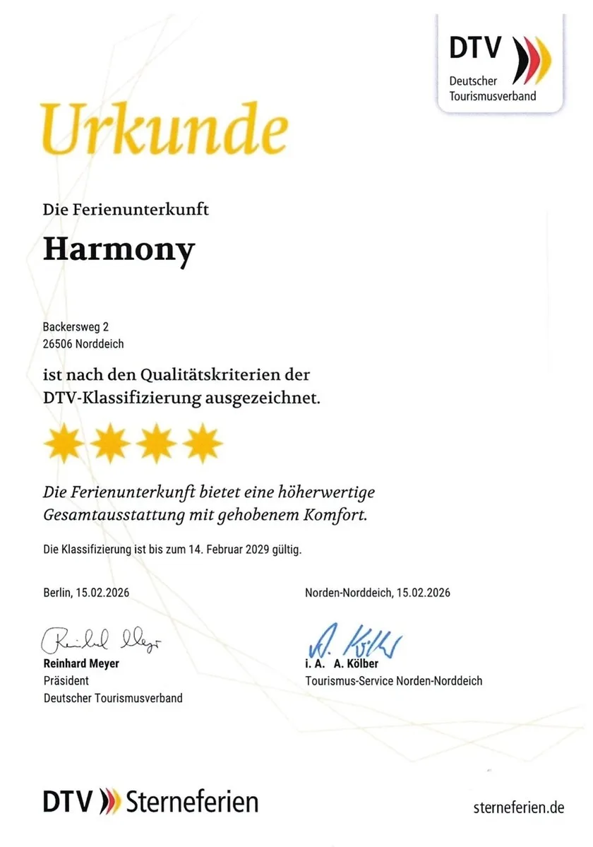 Küsters Ferienwohnung Harmony