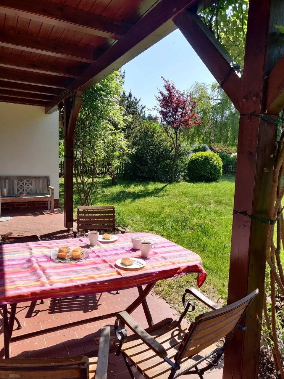 Reetdach - Ferienwohnung " Spann mol ut " bei Binz
