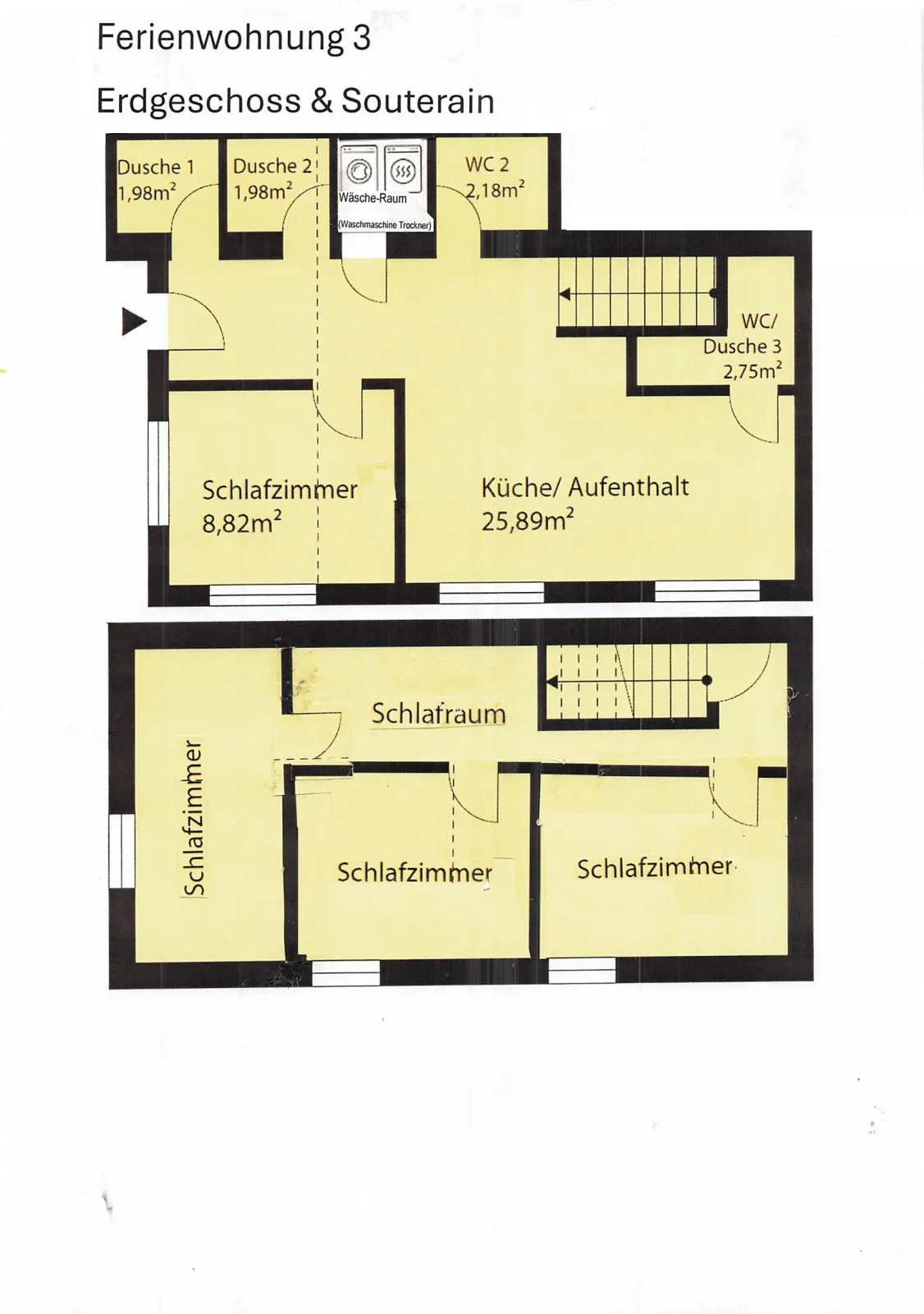 5 Zimmer für 16 Personen / Praktisches Gruppen-Domizil am See  / Neuschwanstein/München