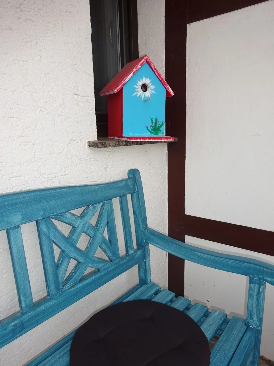 Vogelnest mit Balkon