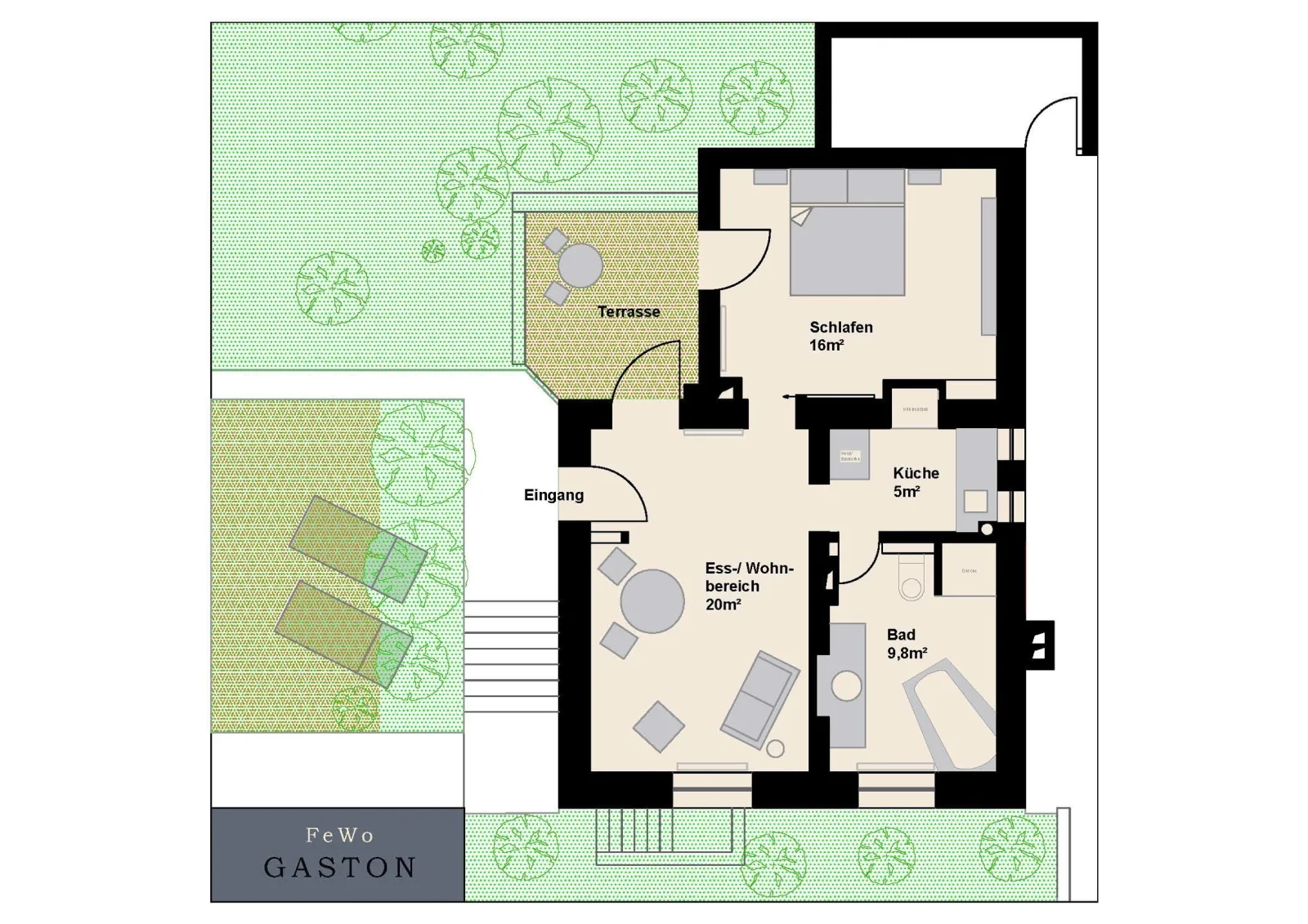 Ferienwohnung "Gaston" Mitten in Waldbreitbach