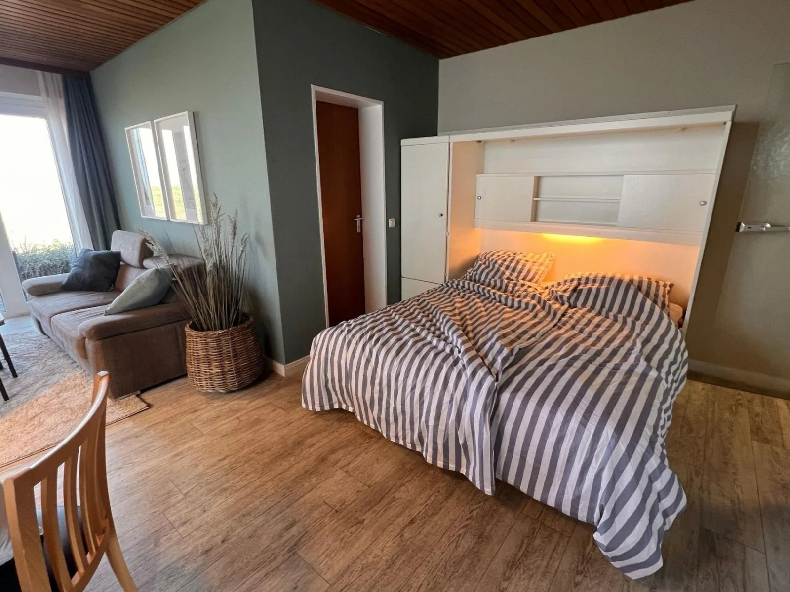 Ferienwohnung  NW 26 Terrasse mit Meerblick
