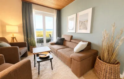 Ferienwohnung  NW 26 Terrasse mit Meerblick