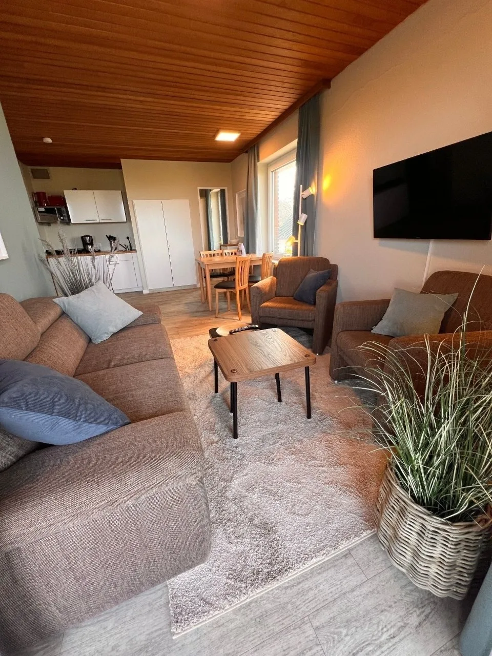 Ferienwohnung  NW 26 Terrasse mit Meerblick